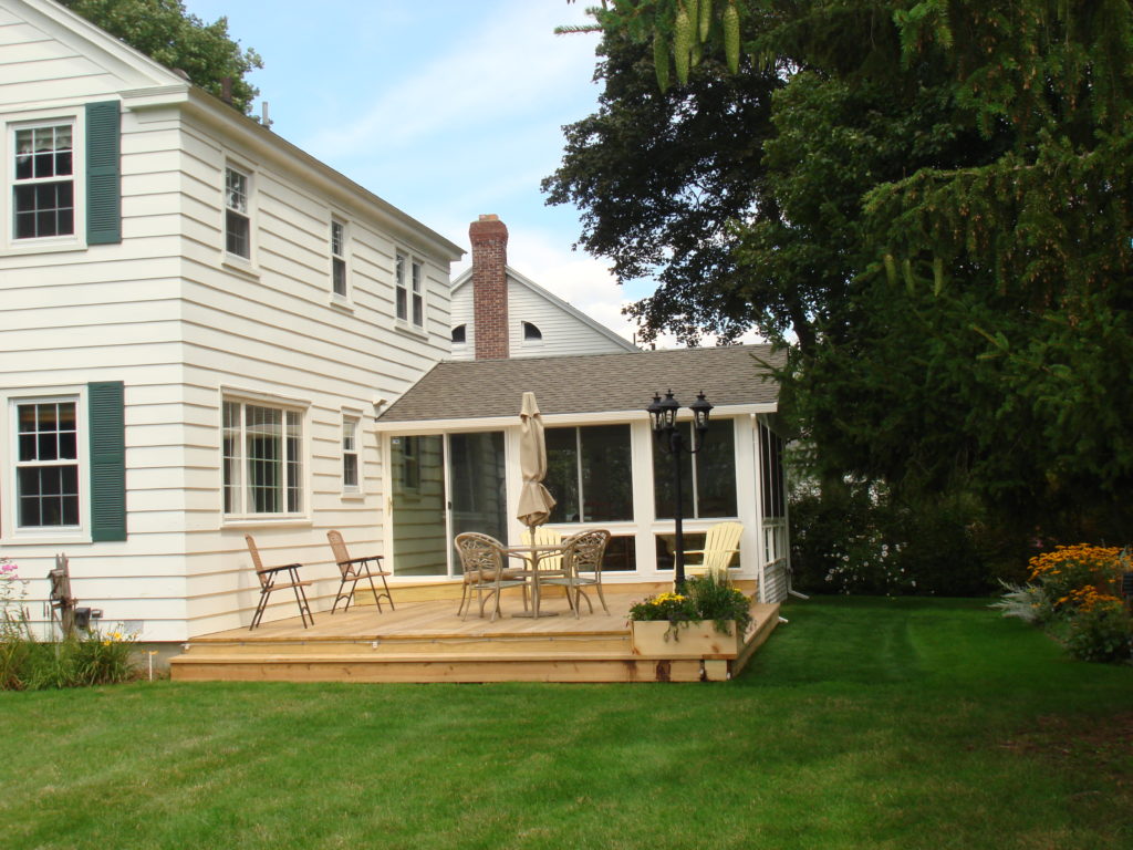 Year Round Sunroom - deck entrance